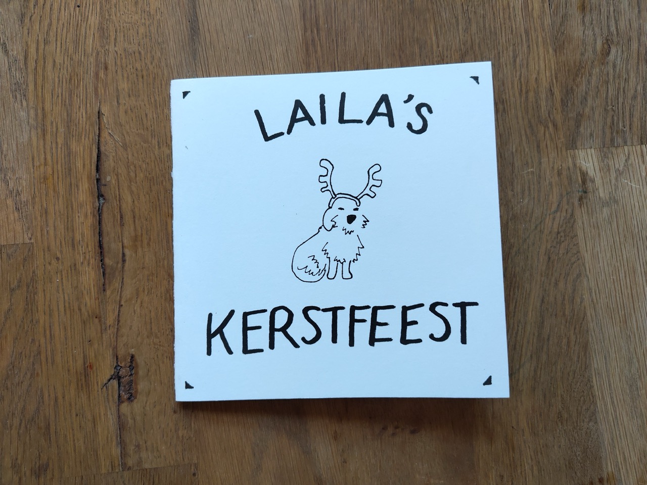 front of the zine